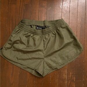 Adidas x Peloton Women's Green Athletic Shorts